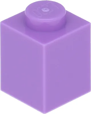 Produktbild von Lego® 1 Stück 3005 Stein Brick 1x1 Part Basic Steine 1 Mittleres Lavendel