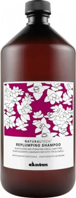 Zdjęcie produktu dla Davines Natural Tech Replumping Shampoo szampon ochronny do włosów suchych i łamliwych 1000 ml