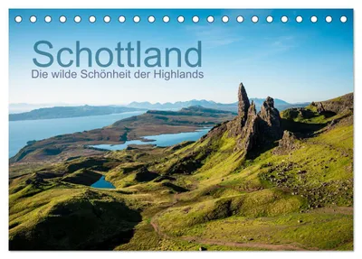 Produktbild von Schottland - Die wilde Schönheit der Highlands (Tischkalender 2027 DIN A5 quer), CALVENDO Monatskalender