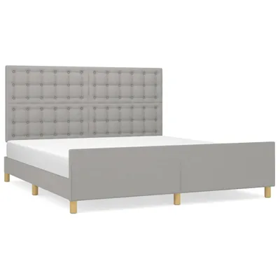 Zdjęcie produktu dla VidaXL 3125397, Szary, 186 cm, 2,03 m, 118 cm, 128 cm, 1800 x 2000 mm