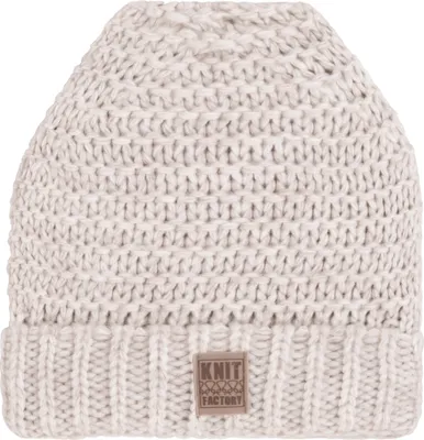 Produktbild von Knit Factory Alex Mütze - Beige - One Size