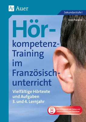 Produktbild von Hörkompetenz-Training im Französischunterricht 3-4