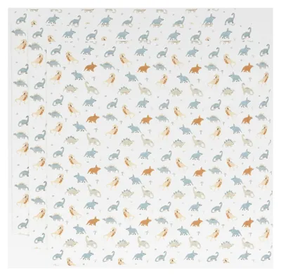 Produktbild von Spucktücher/Mundtücher Musselin 3er Set - Roarsome (70x70cm)