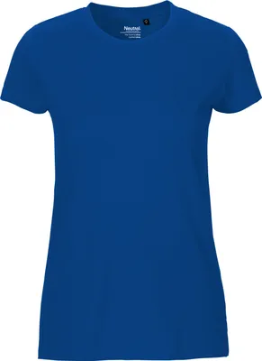 Produktbild von Neutral O81001 | damen Fitted T-Shirt / 100% Fairtrade-Baumwolle - Farbe: Royal - Größe: S
