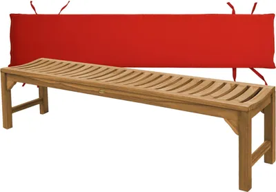 Produktbild von Gartenbank Ferrara Teak Massivholz 180 cm Rot