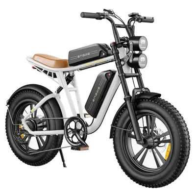 Obrázok produktu pre M20 26AH Elektrický Bicykel - 1248WH Batéria 120KM Dojazd - Biely