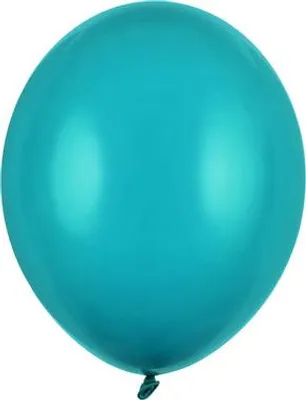 Produktbild von 100 Partystar Luftballons türkis 12cm