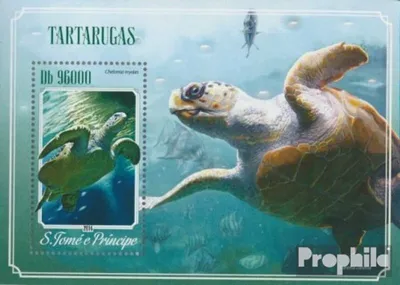 Produktbild von Briefmarken Sao Tome e Principe 2014 Mi Block 1035 (kompl. Ausgabe) postfrisch Schildkröten