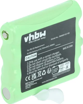 Produktbild von vhbw Akku kompatibel mit Reer 5005 Scopi, 5006 Scopi Funkgerät, Walkie Talkie (700 mAh, 7,4 V, NiMH)