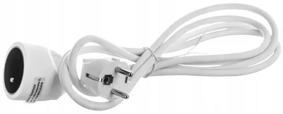 Imagen del producto de Cable de extensión Sparsames con 1 enchufe, con/sin 2 metros / H05VV-F 3x1 / EPS-102