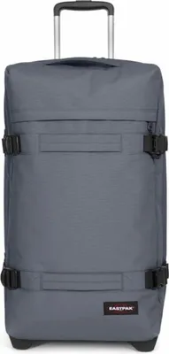 Produktbild von Eastpak Reisekoffer TRANSIT´R L, Cobble Grey, 121 Liter, 79x40x33 cm, 100% Polyester, mit TSA Schloss, leichtgängigem Rollensystem, 2 Hauptfächern und Aluminiumrohren
