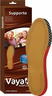 Produktbild von Vollorthopädische supinierende Einlagen für Valgusfuß Vaya Supporto 1 Paar 40 (25,5cm)