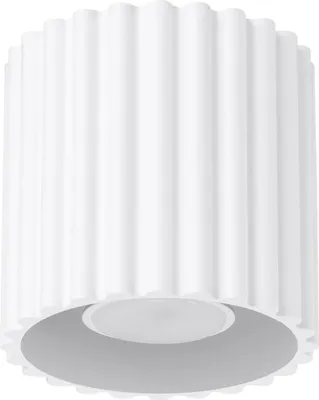 Produktbild von Deckenstrahler GU10 Weiß Schlafzimmer Küche rund Ø10 cm Aluminium minimalistische Deckenleuchte