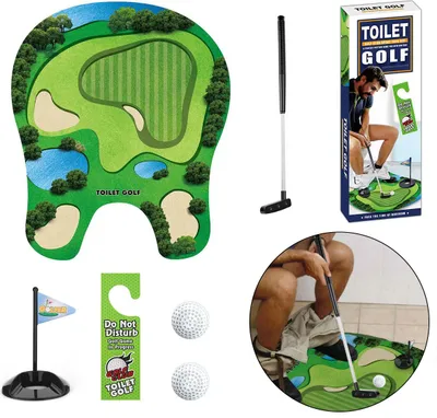 Produktbild von Kreatives Badezimmer Golfspiel – Mini Golf Geschenkset für Männer,Badezimmer Witziges