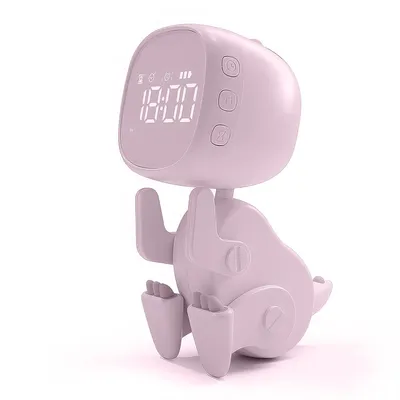 Produktbild von Wiederaufladbarer Kinder-Lernwecker mit 6 Weckmelodien, 3 Alarmen, Schlummerfunktion, Nachtlicht und Timer, ideal für Jungen & Mädchen
