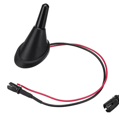 Immagine prodotto di Antenna auto AM-FM nera da 3 cm con amplificatore RAKU II per Volkswagen, Audi, Seat, Škoda