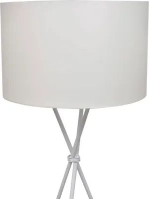 Produktbild von stojacia lampa vidaXL so tienidlom a vysokým stojanom biela