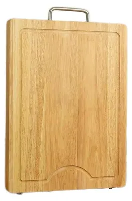 Immagine prodotto di Tagliere in legno massello con scanalature per raccogliere i succhi
