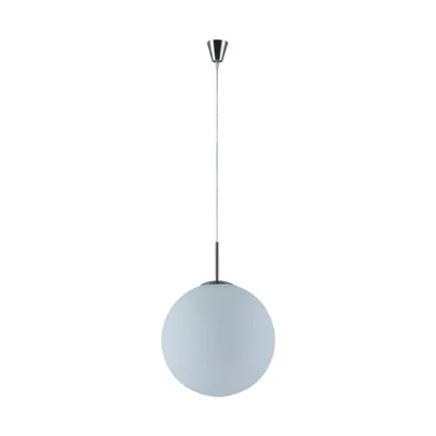 Produktbild von Lindby Hängeleuchte Marike, Ø 40 cm, weiß, Glas, Kugel, E27