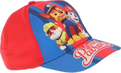 Produktbild von Paw Patrol Kinder Jungen Basecap Baseball Kappe Mütze – Rot / 53