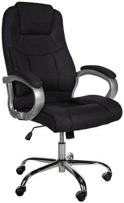 Produktbild von In And OutdoorMatch Bürostuhl Roy – Schwarz – Stoff – Hochwertige Polsterung – Exklusiver Bürostuhl – Luxus-Look