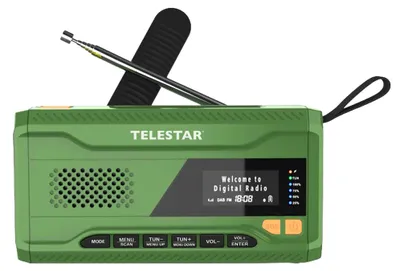Obrázek produktu pro Telestar 5700011, Cestovní, FM, DAB+, 170 – 240, 2 W, LCD, 3,5 mm