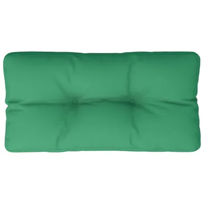 Image de vidaXL Coussin pour palette Vert 80x40x12 cm Tissu