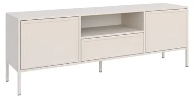 Produktbild von Selsey Velveto - TV-Lowboard 2-türig mit Schublade & Fach, Kaschmir, 160 cm