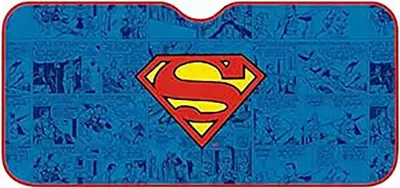 Zdjęcie produktu dla Osłony przeciwsłoneczne na przednią szybę samochodu – Superman – 130 x 70 cm