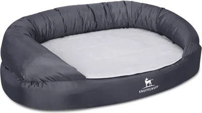 Produktbild von Knuffelwuff Orthopädisches Hundebett Jessy aus Nylongewebe XXL 135 x 85cm Grau