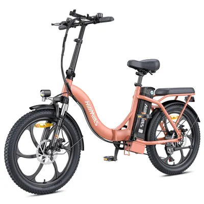 Produktbild von Rower Elektryczny HillMiles MilePort 1 – Silnik 250W Baterią 36V13Ah 20 Calowe Opony Mechaniczny Hamulec Tarczowy - Czerwony