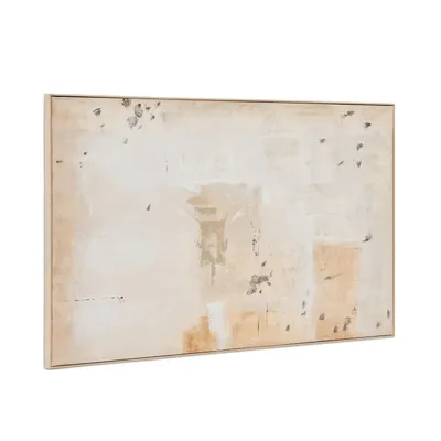 Produktbild von Bild Silpa 200 x 5 x 120 cm Abstrakt Dunkelbeige