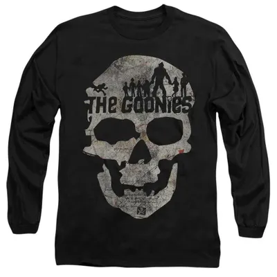 Produktbild von The Goonies - T-Shirt für Herren/Damen Uni, Langärmlig TV37774 (S) (Schwarz)