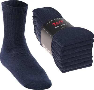 Produktbild von MT Damen und Herren Sport- und Freizeitsocken (8 Paar) Tennissocken - Jeansblau 39-42
