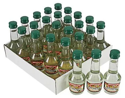 Produktbild von Spreewälder Meerrettich-Likör von der Mosterei Jank - 24er Pack (24 x 2 cl / 25 % vol.)