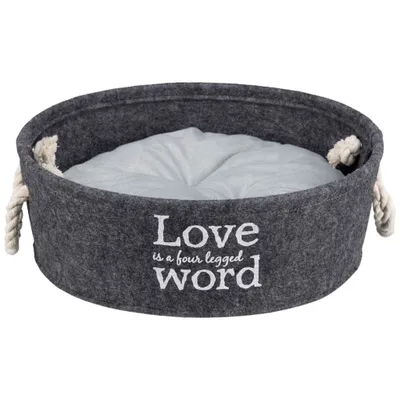 Produktbild von TRIXIE Hundebett Lian Grau 37,5 cm 38395