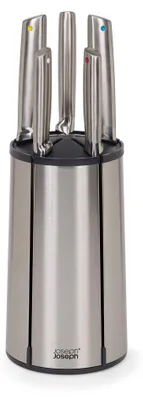 Produktbild von Joseph Joseph Elevate 5-teiliges Stahlmesser-Set mit Drehständer