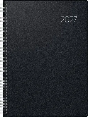Produktbild von BRUNNEN 1078765907 Buchkalender Mod. 787 2027 A4, Kunststoff, schwarz
