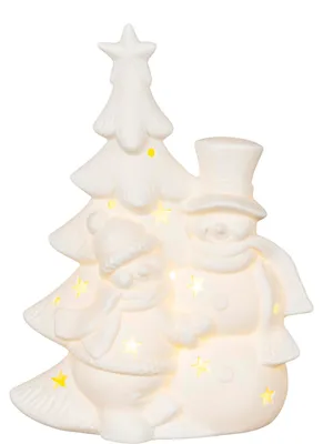 Produktbild von LED-Weihnachtsbaum Porzellan Weiß HGD