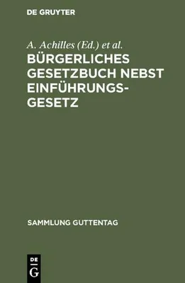 Produktbild von Bürgerliches Gesetzbuch nebst Einführungsgesetz