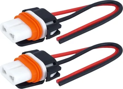 Zdjęcie produktu dla Oprawka żarówki HB4 (9006) prosta, ceramiczna, kabel 15 cm, 2 szt