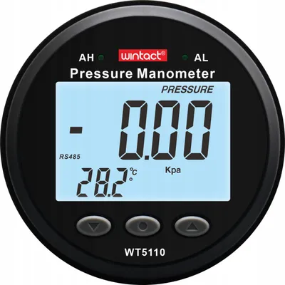 Obrázek produktu pro Digitální Tlakoměr 0 - 100Kpa Lcd Alarm