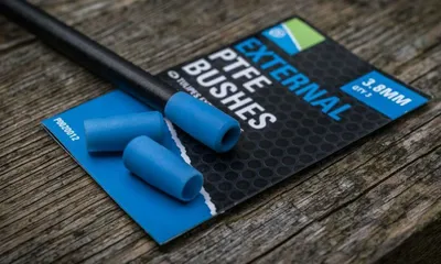 Produktbild von 3 x PRESTON Teflonhülsen PTFE außen Hülsen für die Kopfrute  2,9mm / 4,8mm