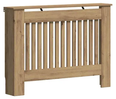 Zdjęcie produktu dla vidaXL Osłona grzejnika Artisan dąb 112 x 19 x 81,5 cm