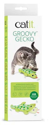 Produktbild von Catit Groovy Gecko Katzenspielzeug Gelb  Gelb One Size