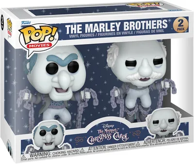 Produktbild von The Muppets Christmas Carol - The Marley Brothers   - Funko Pop! Vinyl Figur