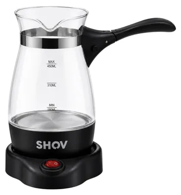 Produktbild von SHOV KONYA Glas-Mokkakocher 450 ml – 600 W | Türkischer Kaffee