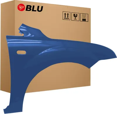 Image de BLU Aile Compatible avec Ford FOCUS MK2 II 5DVE Droite Blau Jeans Metallic | 2004-2008 | Avant | Peint| Prêt à Monter | Galvanisé