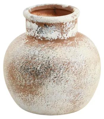 Imagen del producto de Jarrones de cerámica, diseño rústico, tamaño pequeño, para flores frescas y secas