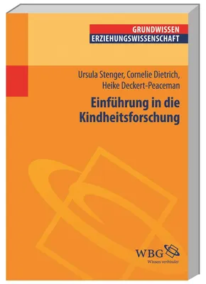 Zdjęcie produktu dla Stenger, U: Einführung in die Kindheitsforschung